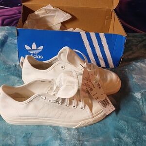 Adidas Classic White Canvas Sneakers